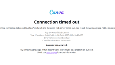 canva down