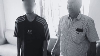 Jumping Into Manohara River