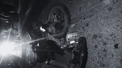 Motorbike accident in Sunsari