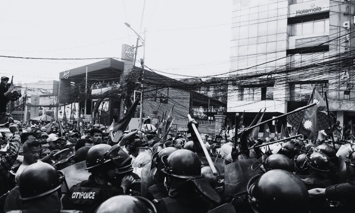 Pro-Monarchy Protest in Kathmandu