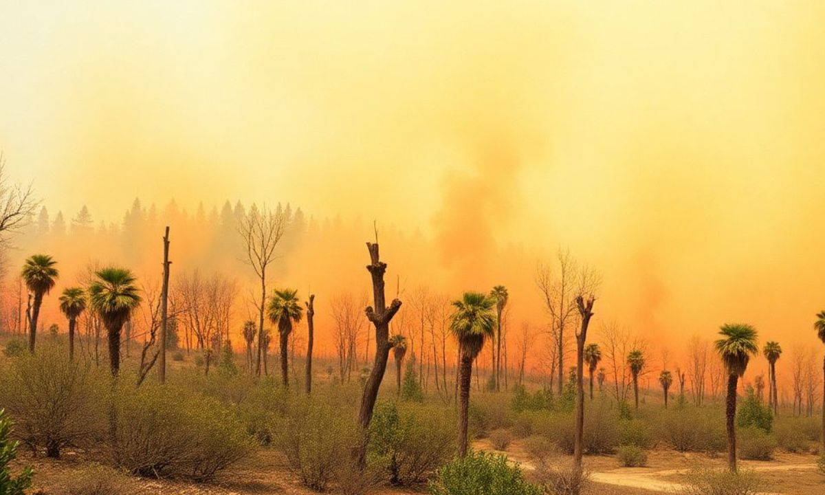 Heatwaves, wildfires, and storms rising in Spain
