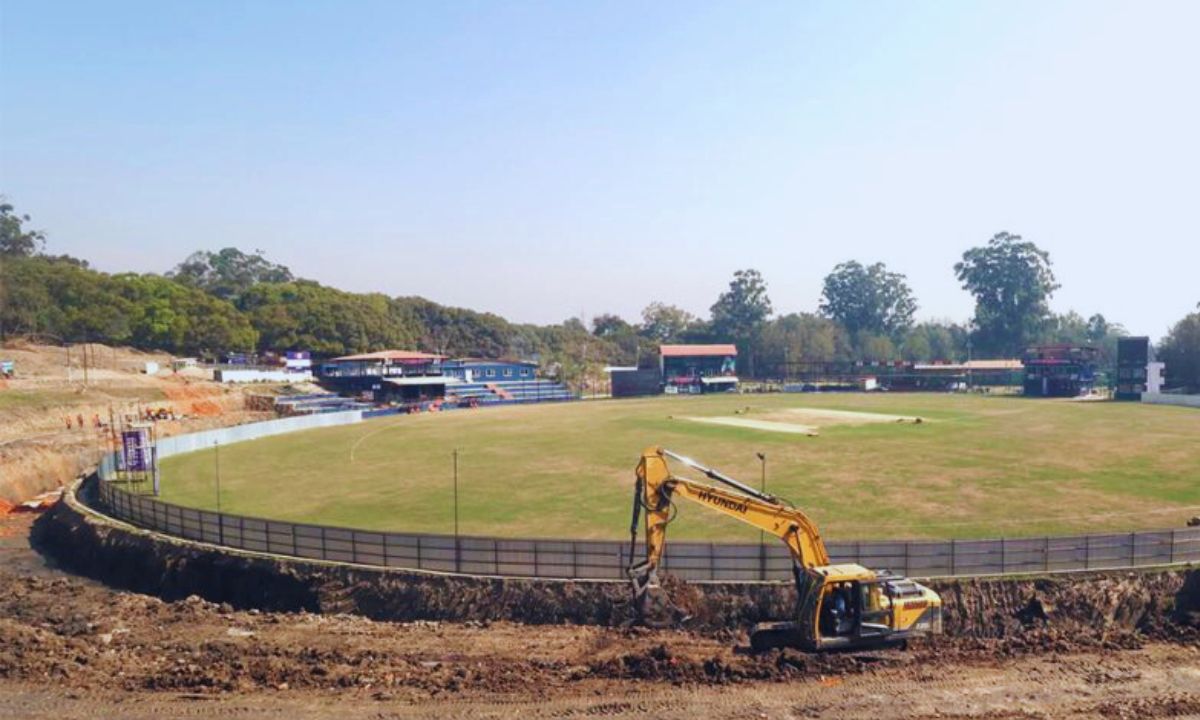 Kirtipur TU cricket ground upgrade project