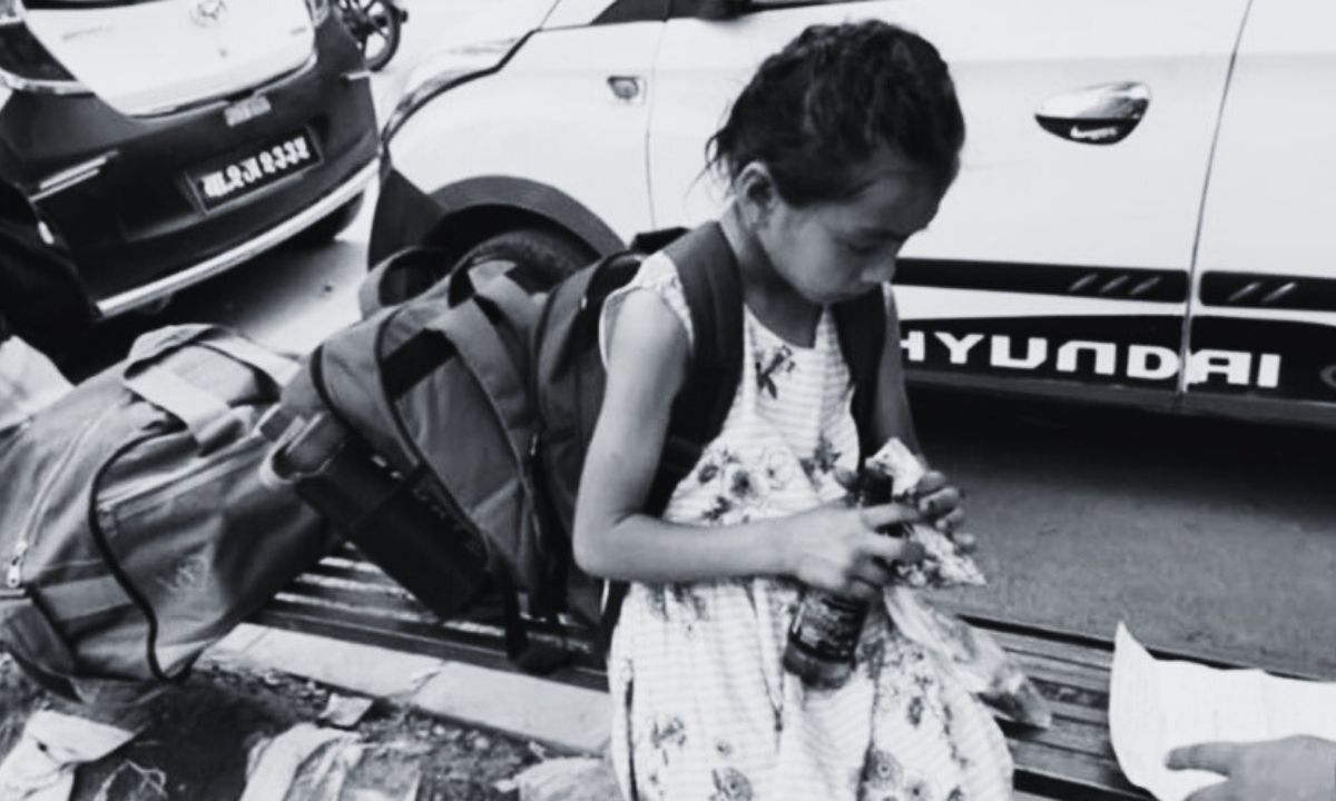 Lost girl rescued from Balkhu and reunited with father