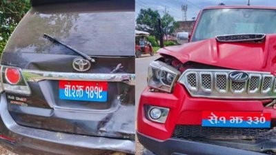 Ministers' Cars Collide in Kailali