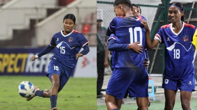 Nepal thrashes Bhutan