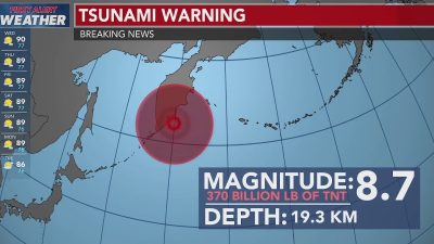 Russia earthquake triggered tsunami