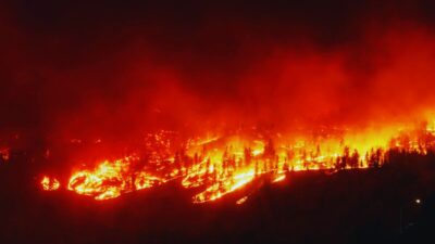 Factory fire in western Russia