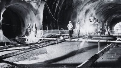 Siddhababa tunnel construction
