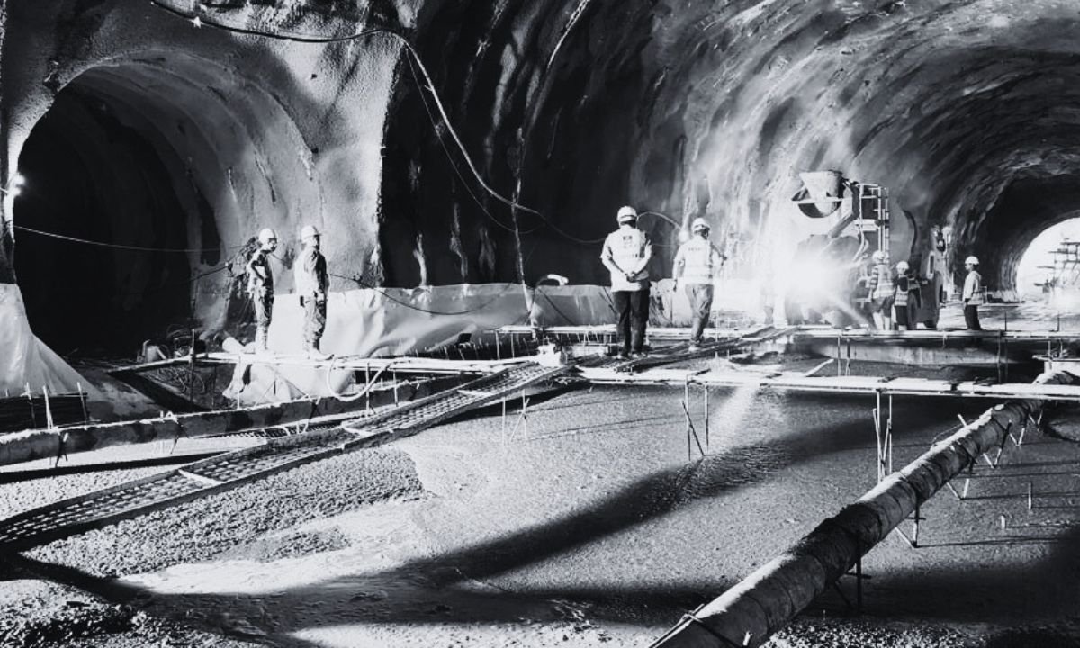 Siddhababa tunnel construction crosses halfway mark, lining work near completion