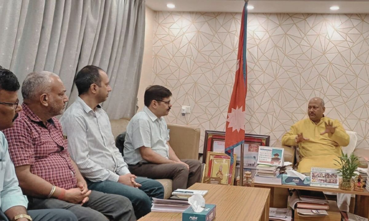 Indian team discusses underground water with Madhesh CM