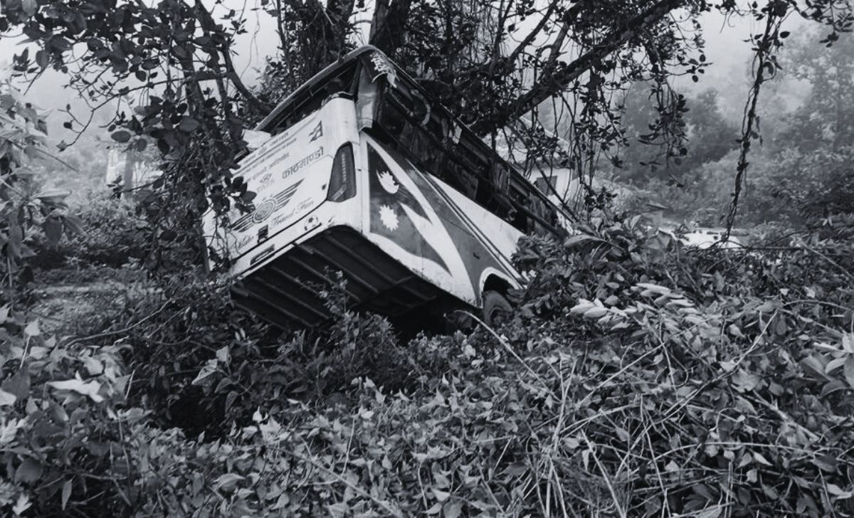 21 injured in Gorkha bus accident
