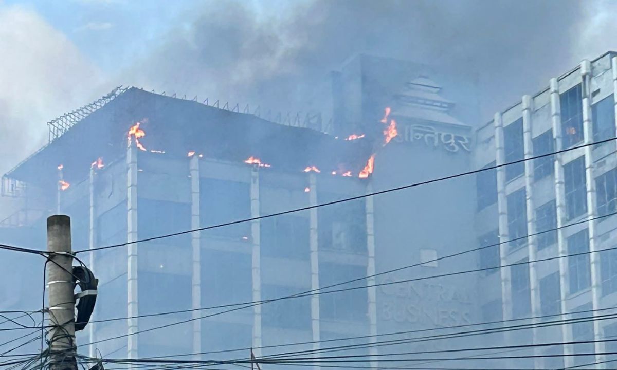 The Kathmandu Post goes offline after Kantipur Media Group building fire