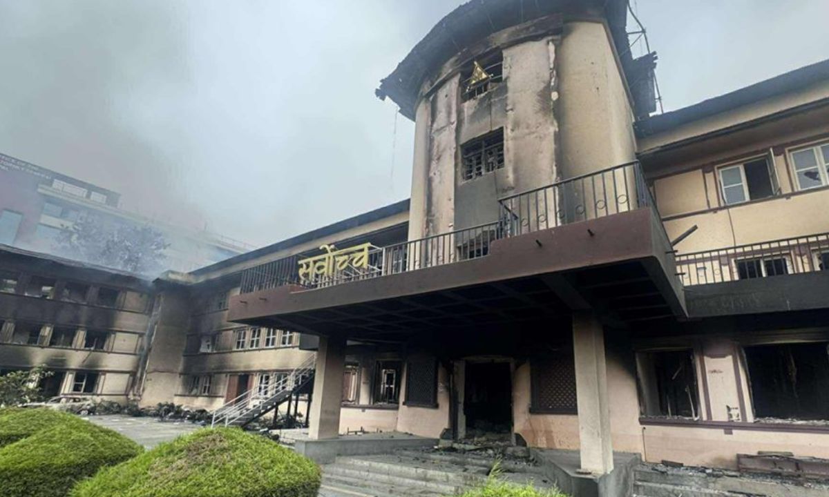 Nepal’s Supreme Court burned down, decades of case records destroyed