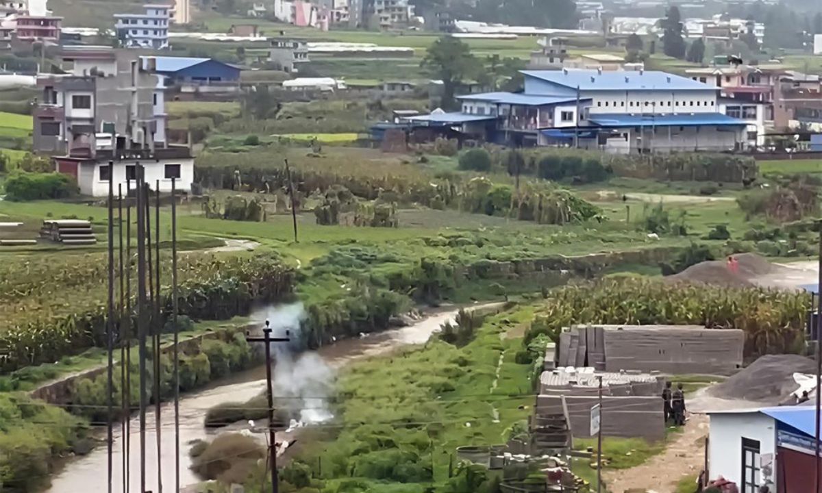 Nepali Army disposes of bomb found in Banepa