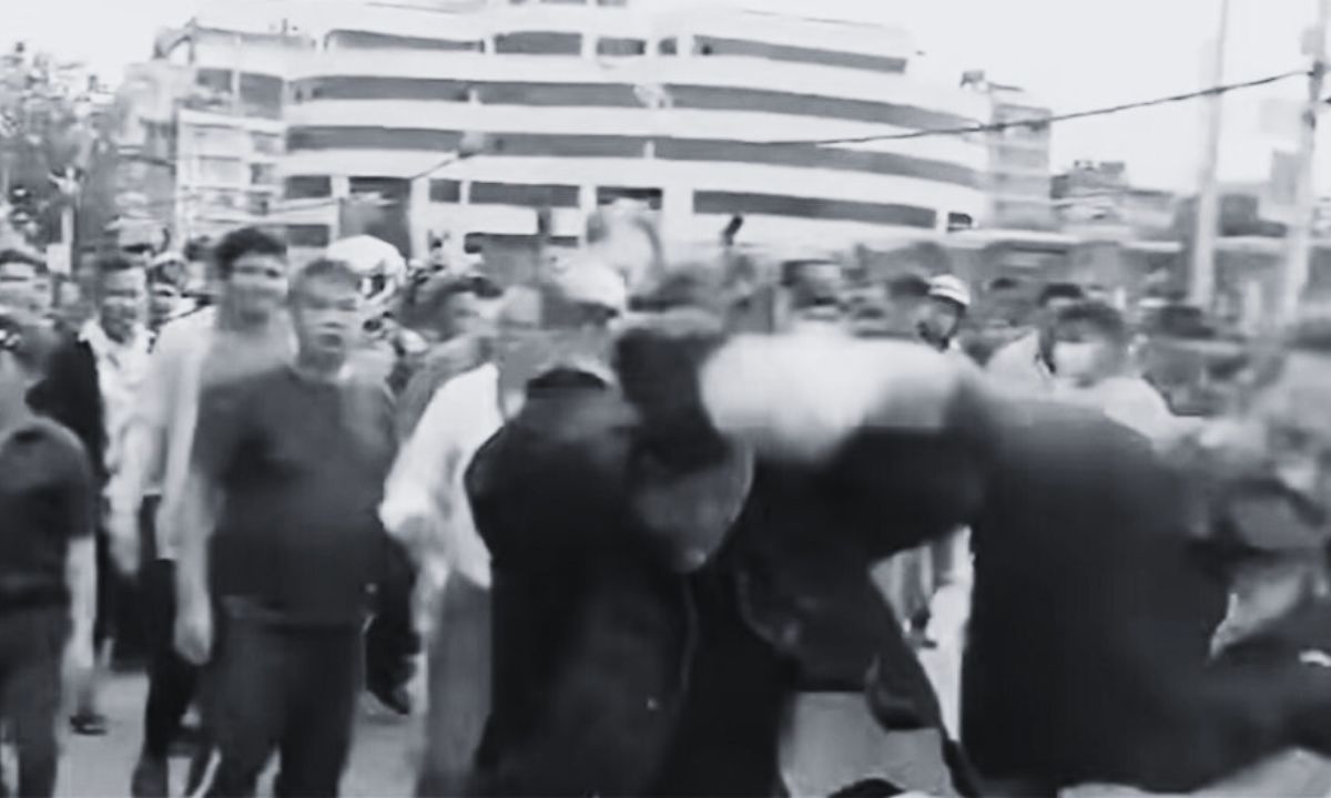 clash in Sundhara over interim government